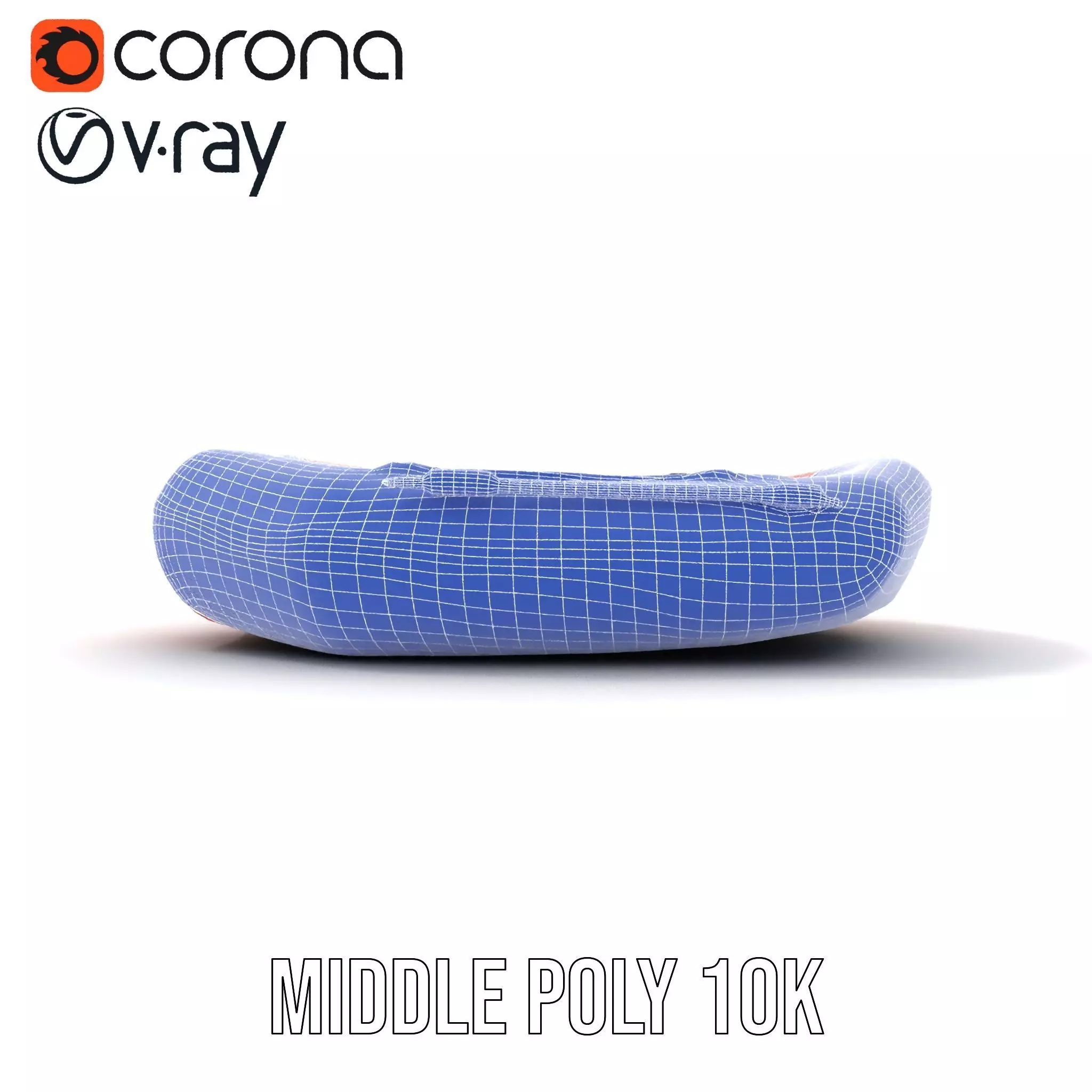 Vibrant Inflatable Raft model pack Low-poly 3D model_16