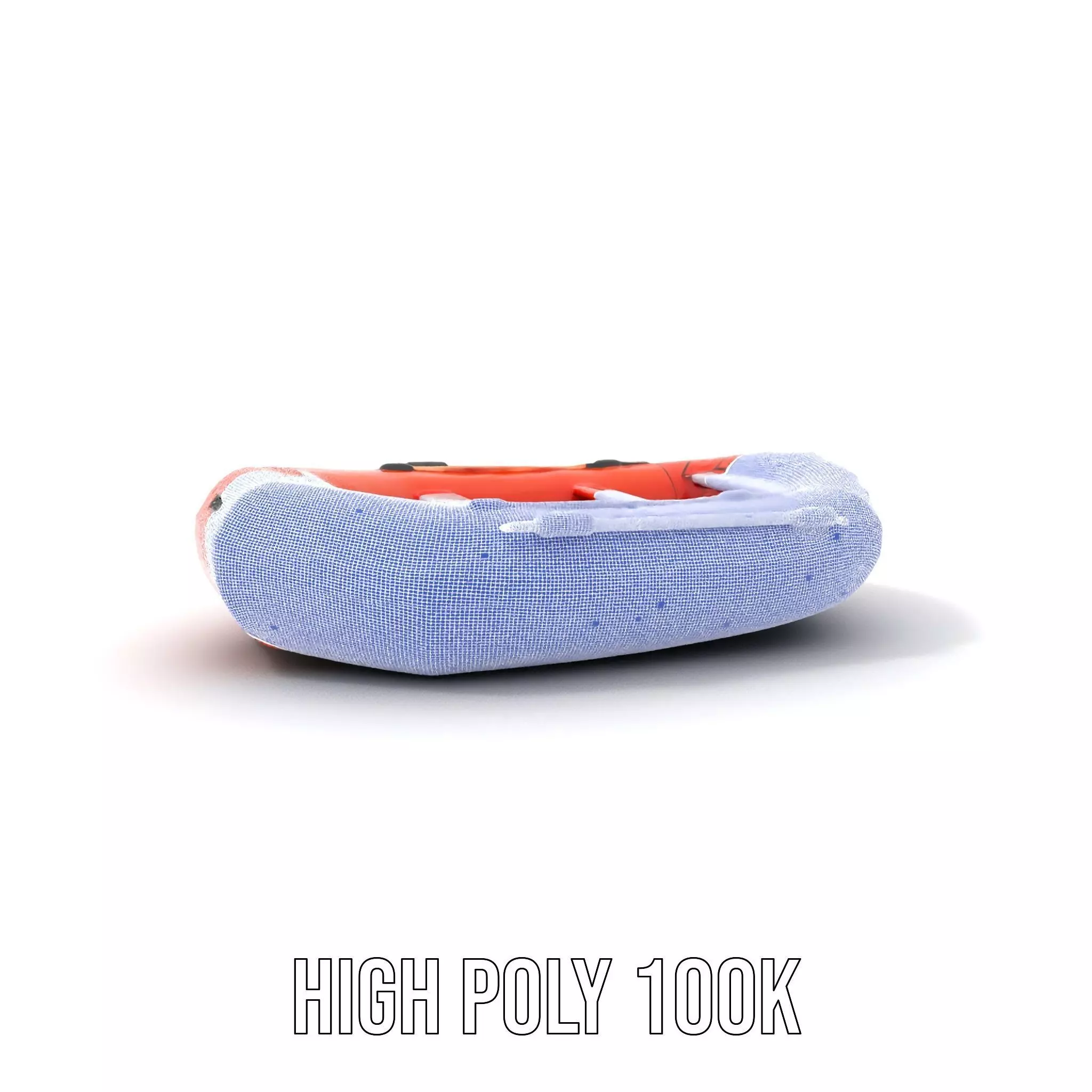 Vibrant Inflatable Raft model pack Low-poly 3D model_5