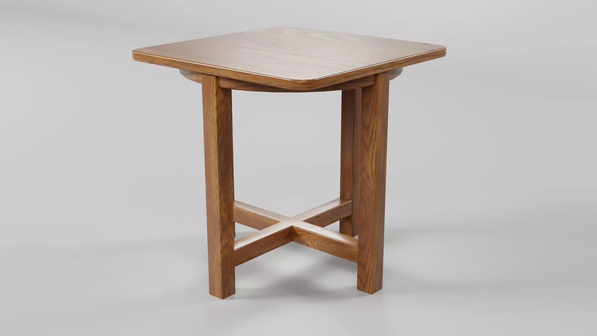 Square Table CG20 3D model_3