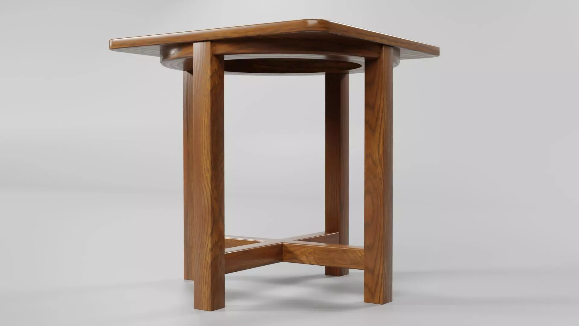 Square Table CG20 3D model_4
