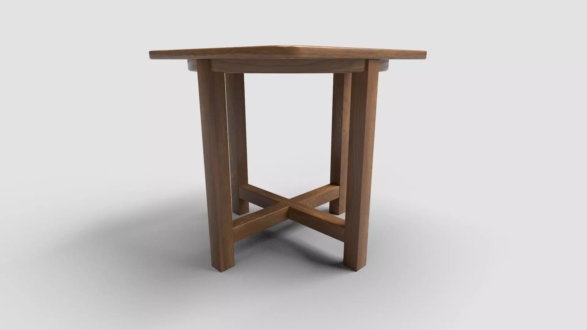 Square Table CG20 3D model_1