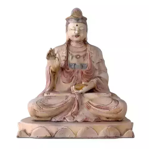 Carved Marble Buddha