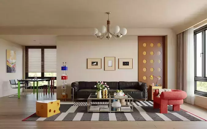 Pop Art Living Room 113