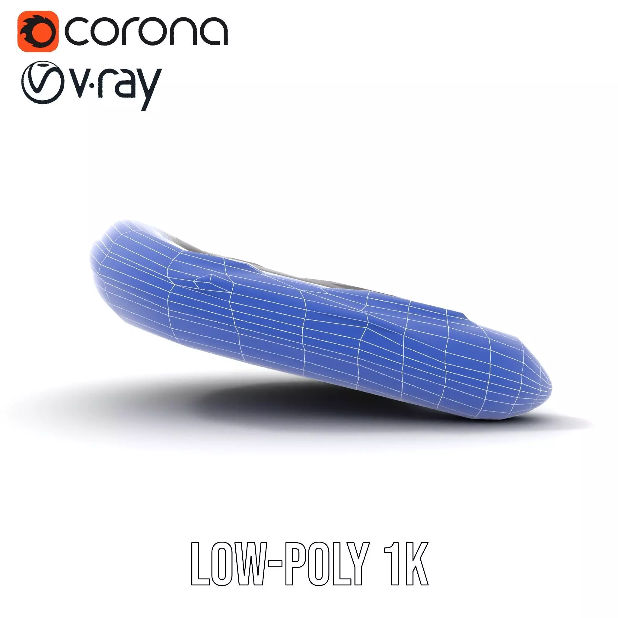 Black Inflatable Raft model pack Low-poly 3D model_27