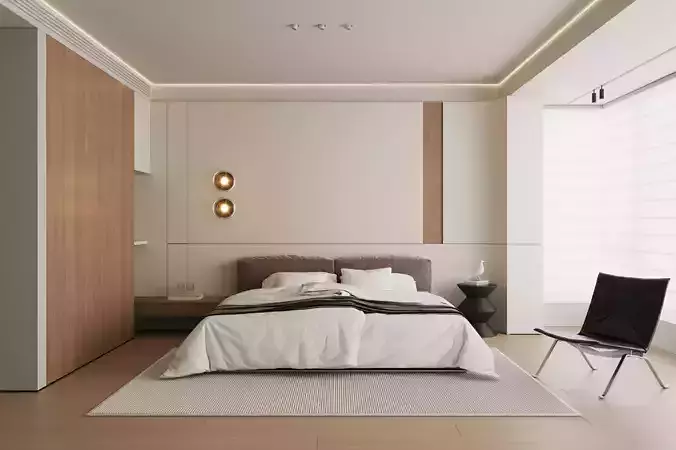 Modern Contemporary Bedroom 105