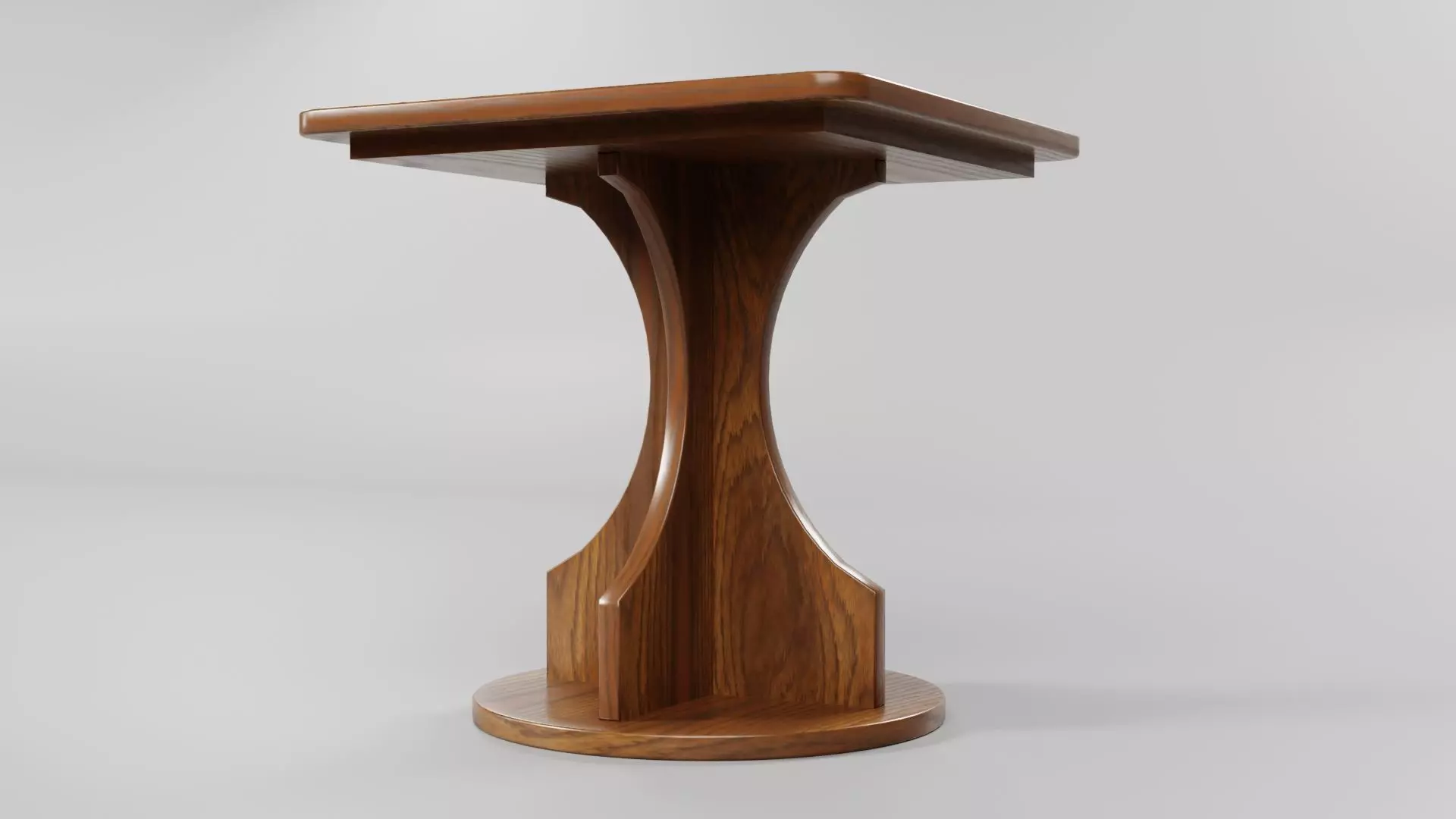 Square Table CG25 3D model_4