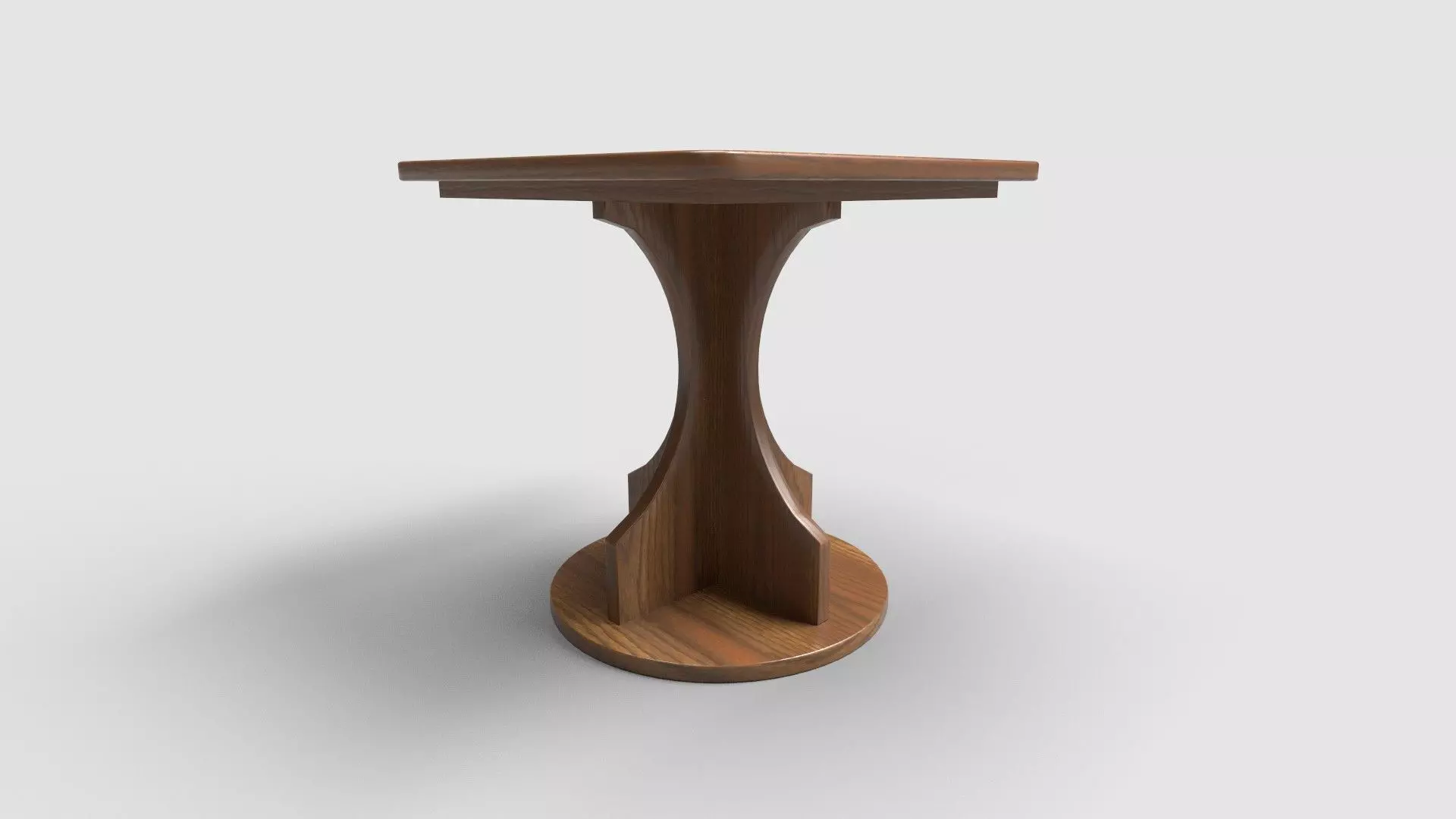 Square Table CG25 3D model_1