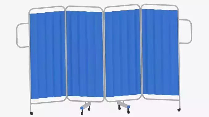 Cartoon Hospital Folding Screen