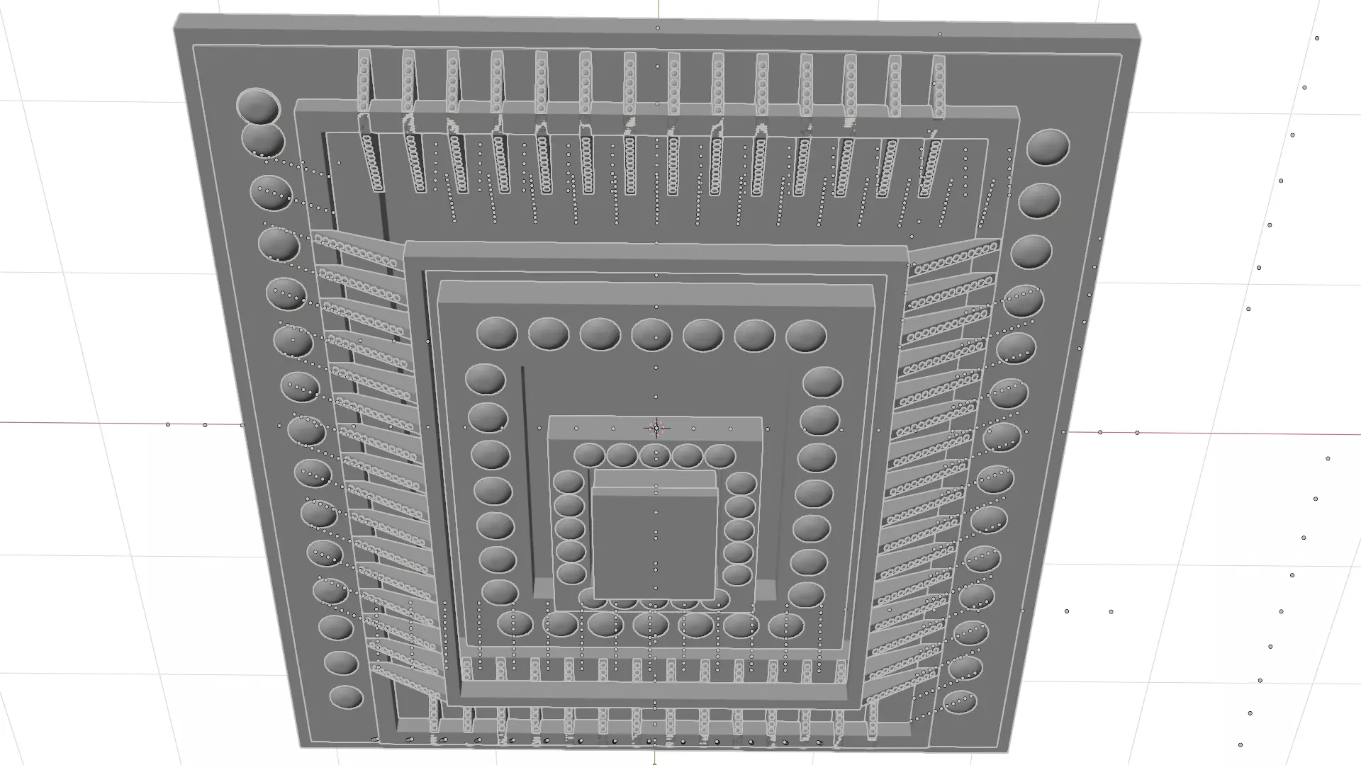 Modern ceiling lighting for interiors for architecture Low-poly 3D model_3