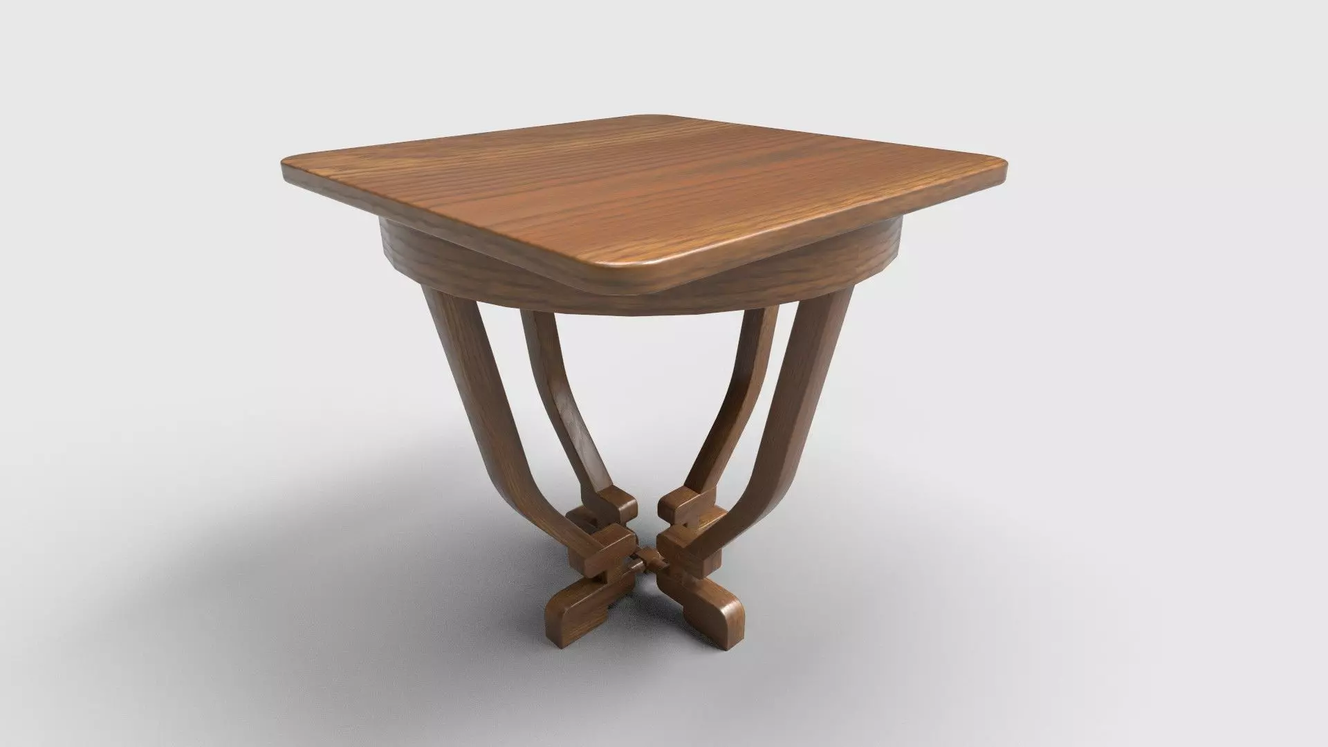Square Table CG27 3D model_0