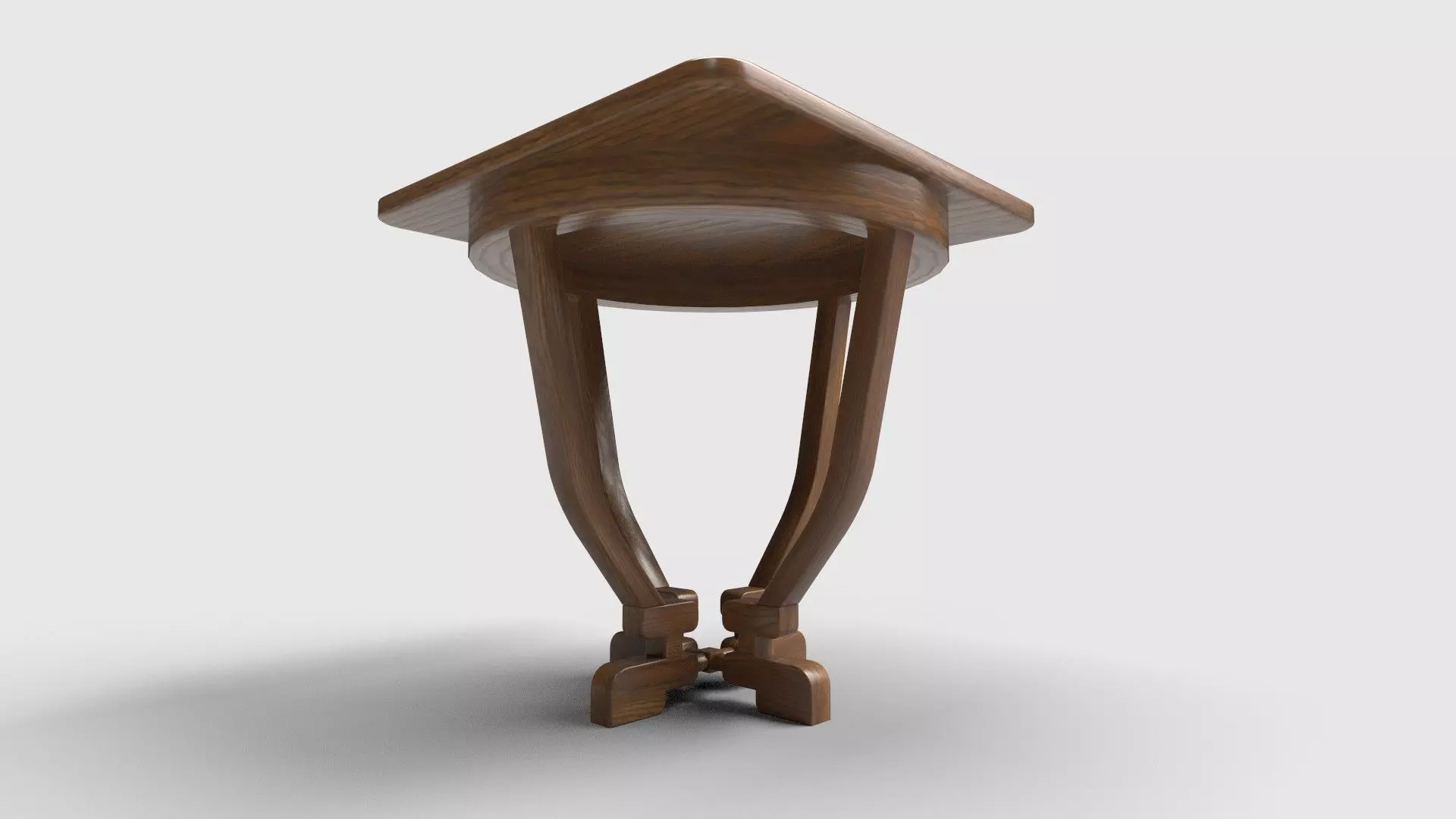 Square Table CG27 3D model_2