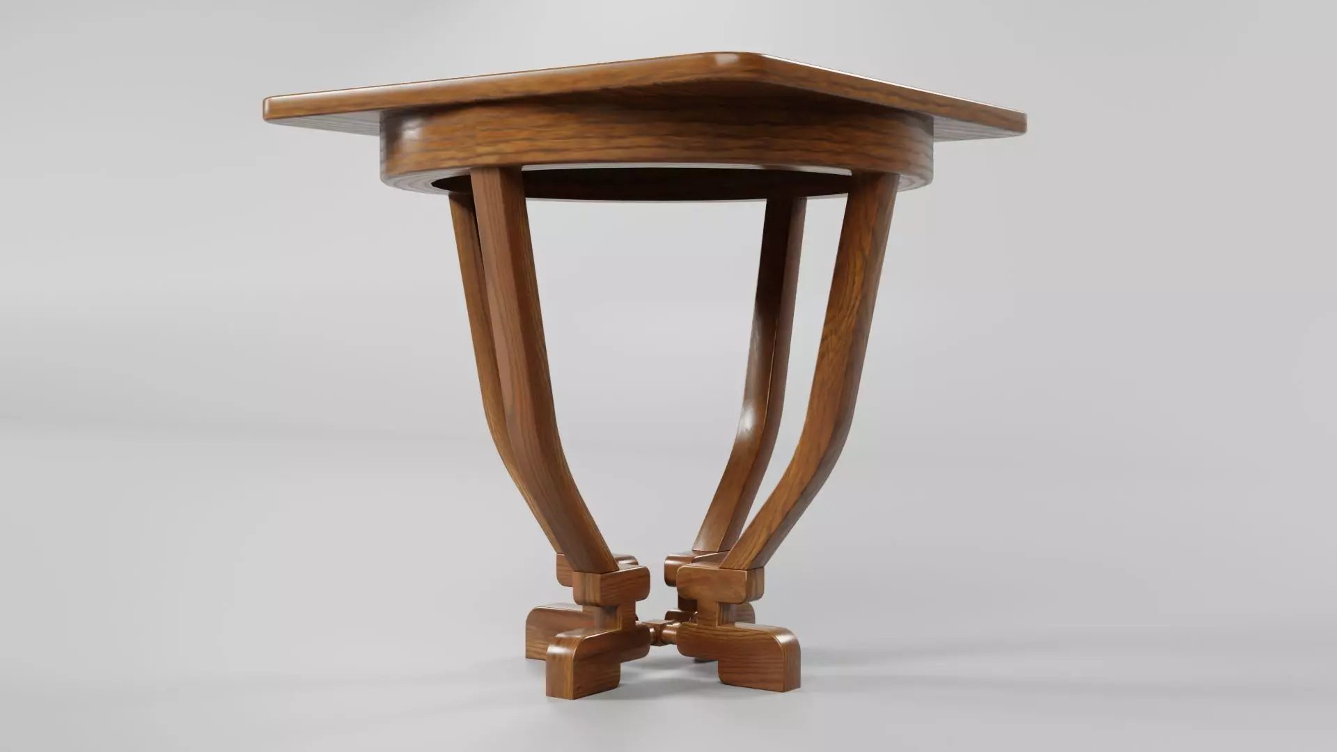 Square Table CG27 3D model_4