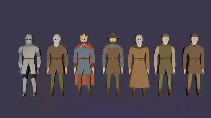 medieval modular character pack