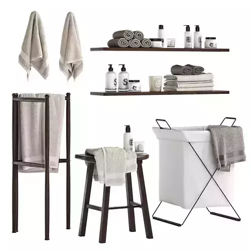 Bathroom decor set by Zara Home