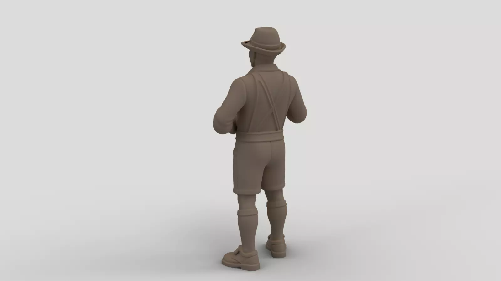 Bavarian Oktoberfest Man Beer Mug 3D print model_9