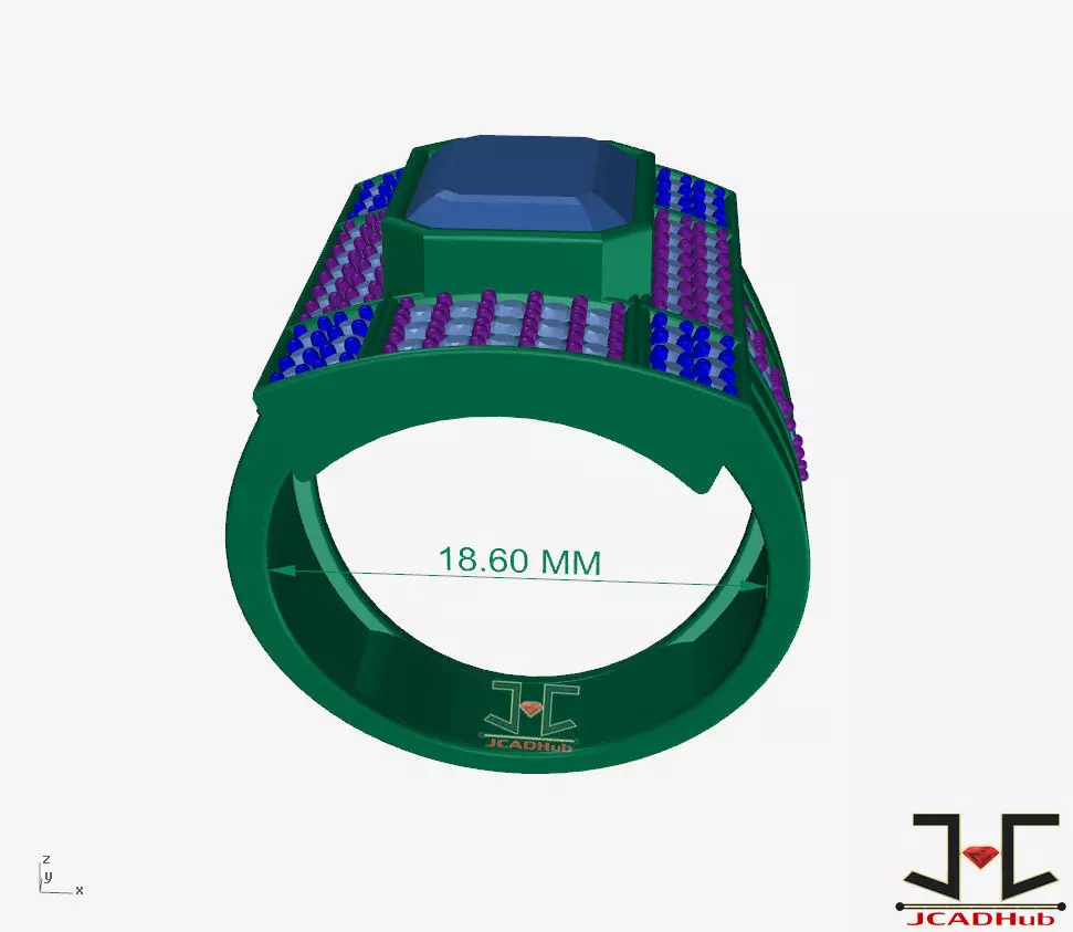 0270 - Gents Ring - JCADHub 3D print model_10