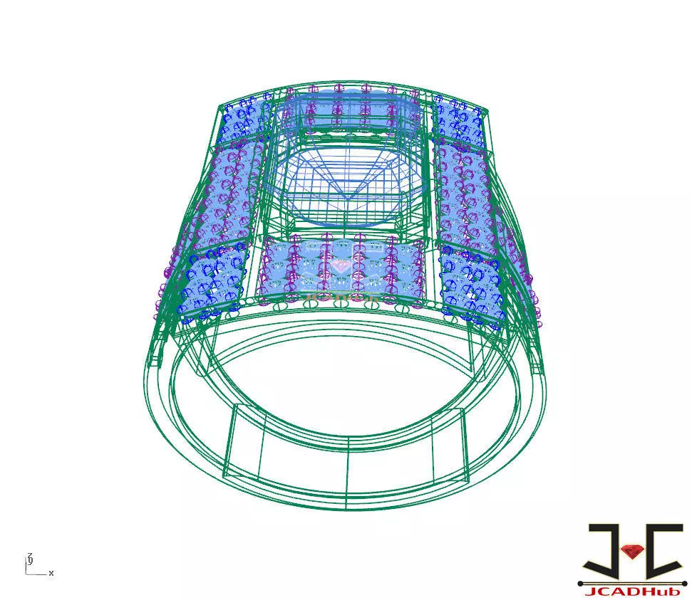 0270 - Gents Ring - JCADHub 3D print model_7