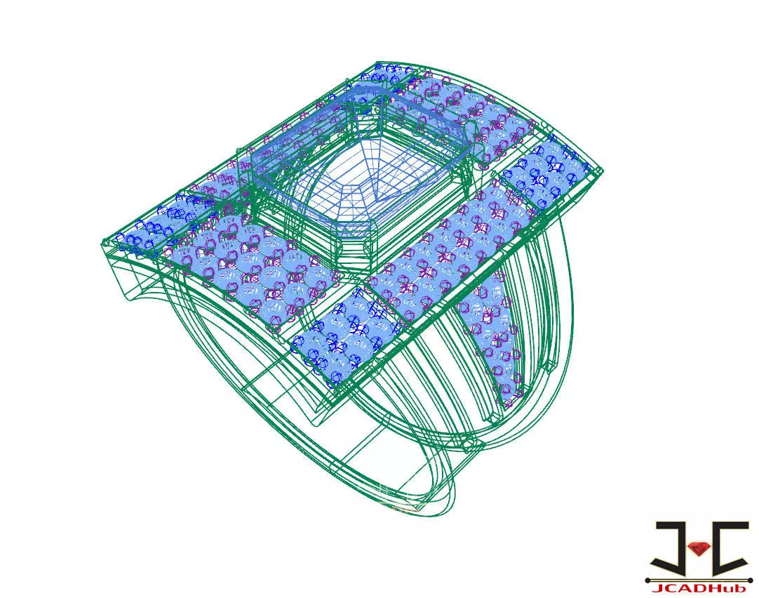 0270 - Gents Ring - JCADHub 3D print model_5