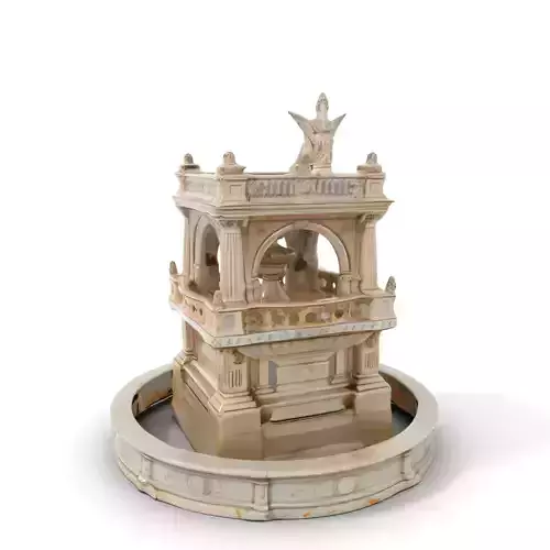 Regal Marble Fountain model pack
