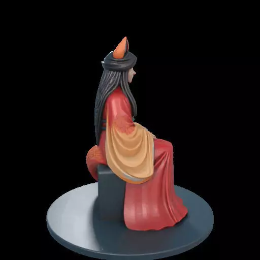 2210 Fox Spirit Woman in Pu Song Ling Style magic 3D print model_34