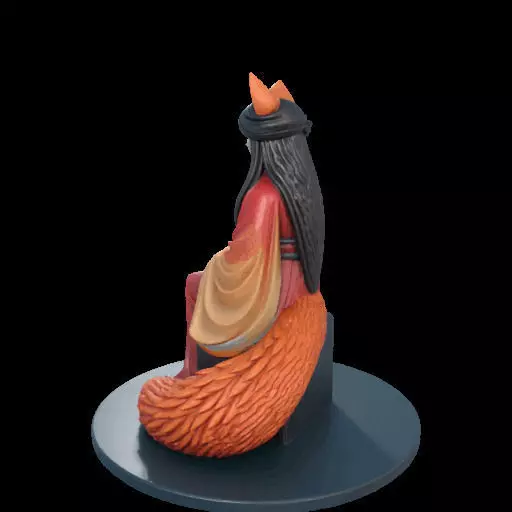 2210 Fox Spirit Woman in Pu Song Ling Style magic 3D print model_19