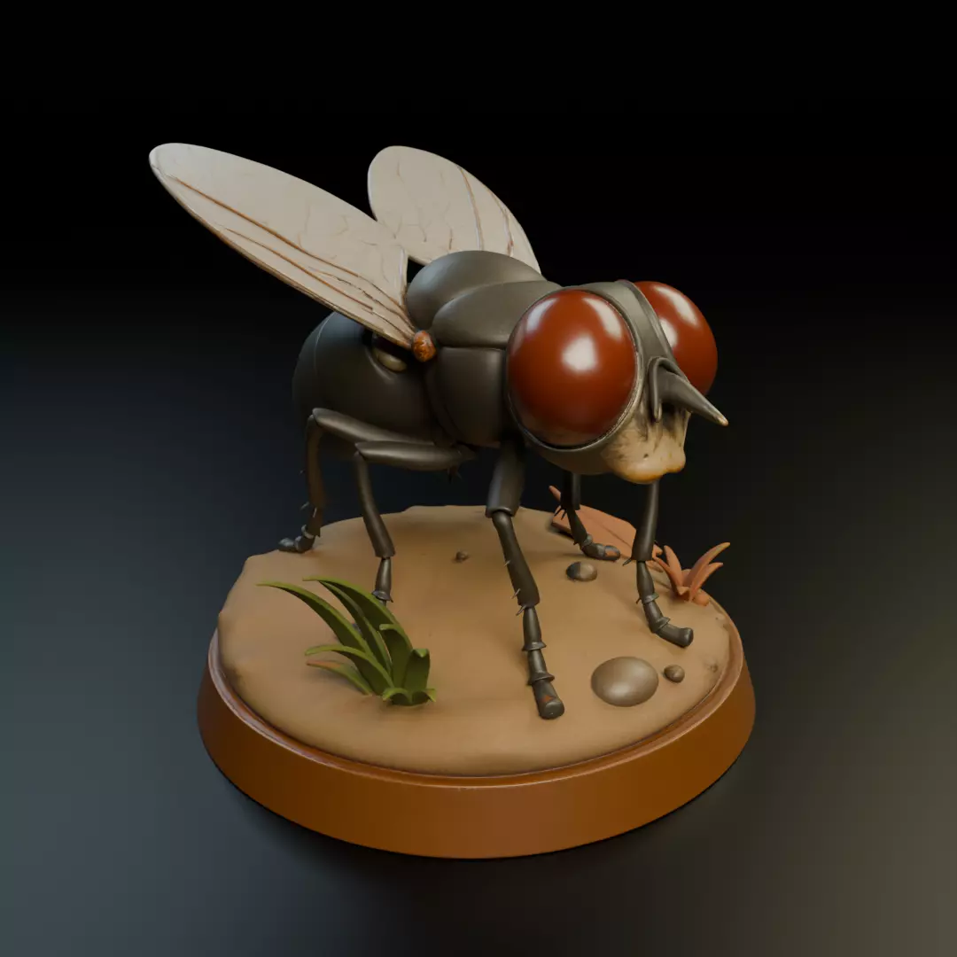red eye flies 3D print model_11
