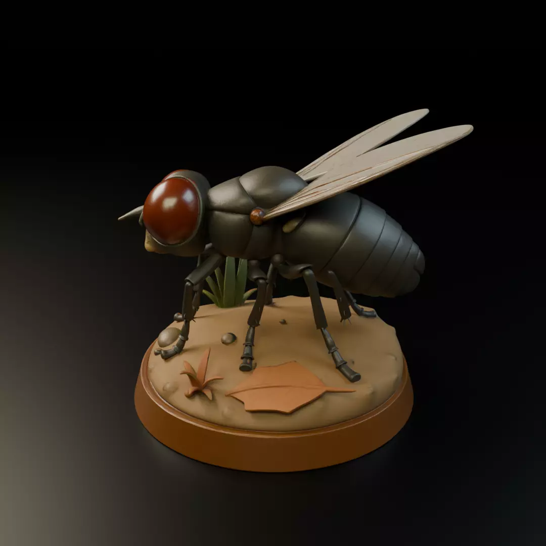 red eye flies 3D print model_3
