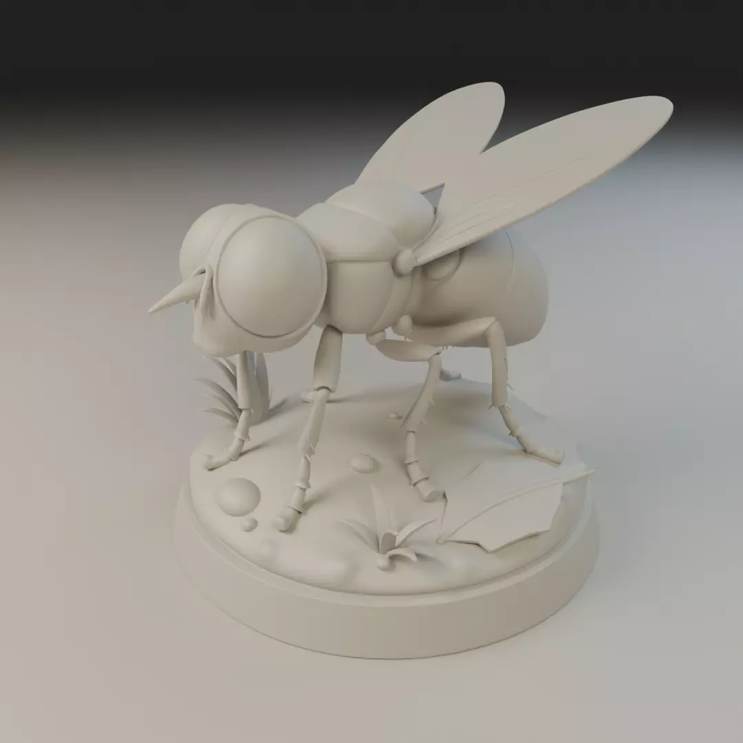 red eye flies 3D print model_10