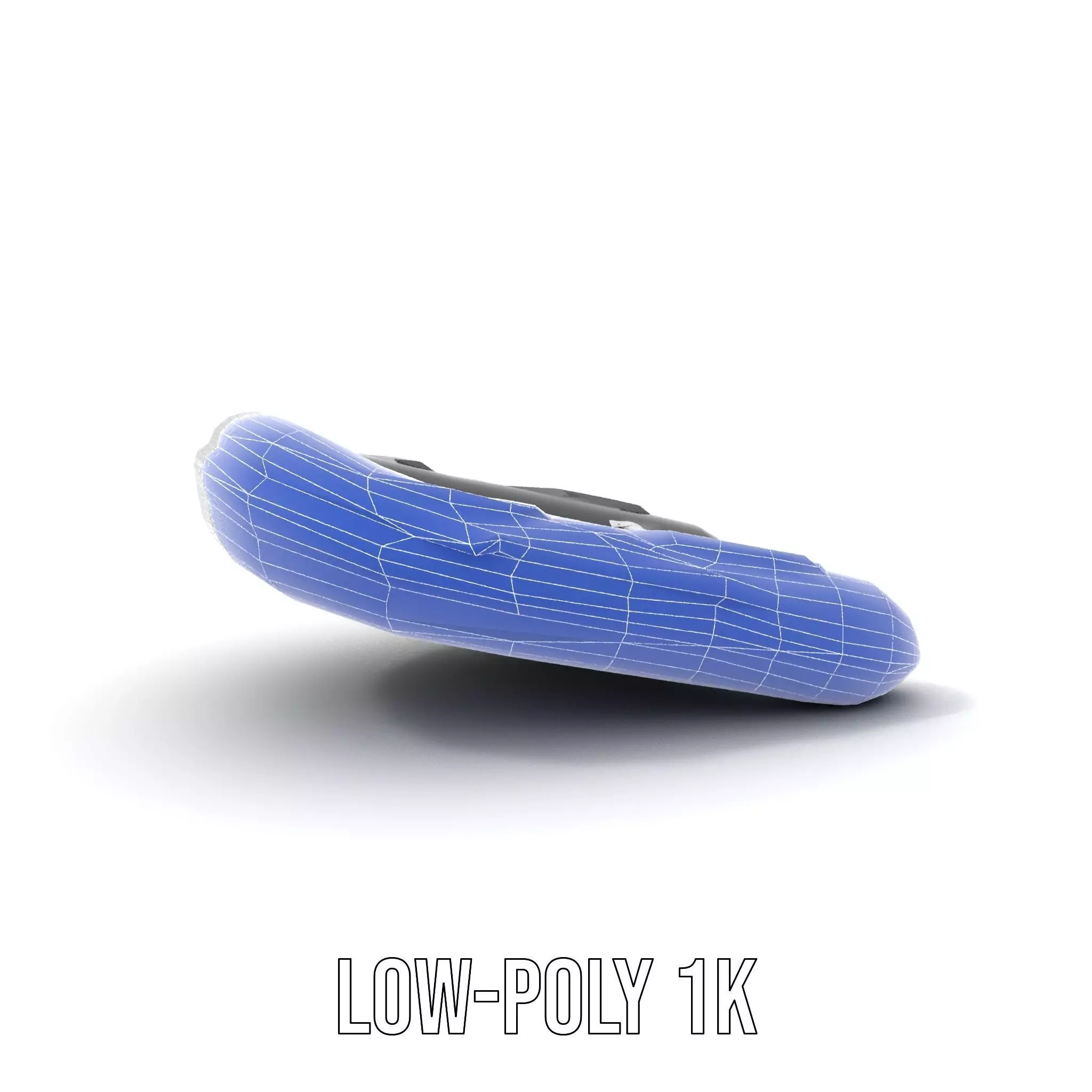 Sleek Black Raft model pack Low-poly 3D model_29