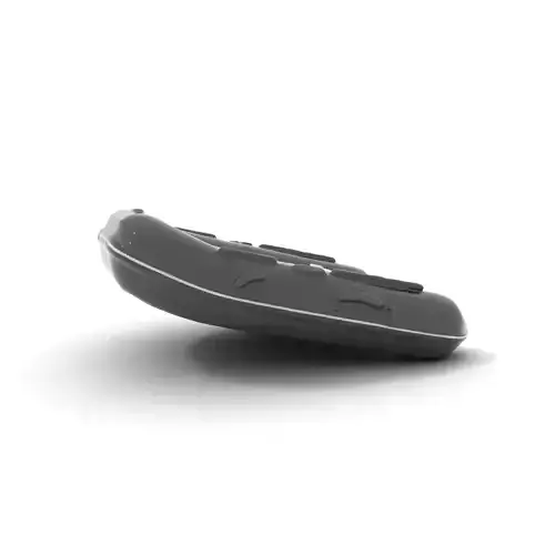 Sleek Black Raft model pack Low-poly 3D model
