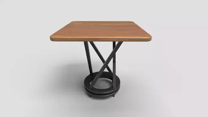 Square Table CG33 3D model