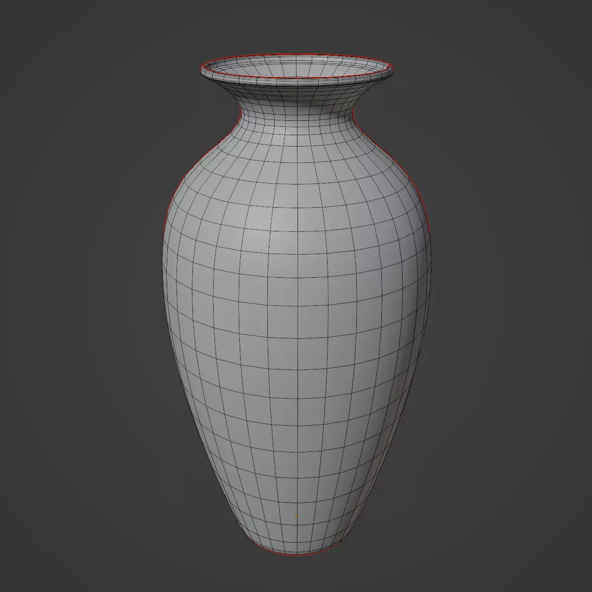 Decorative Vase Set Low-poly 3D model_26