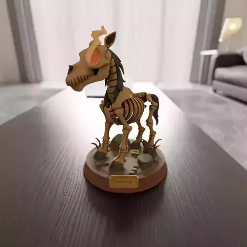 necromancer horse 3D print model