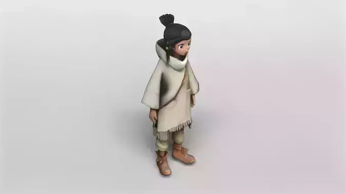 Stylized Young Adventurer Character