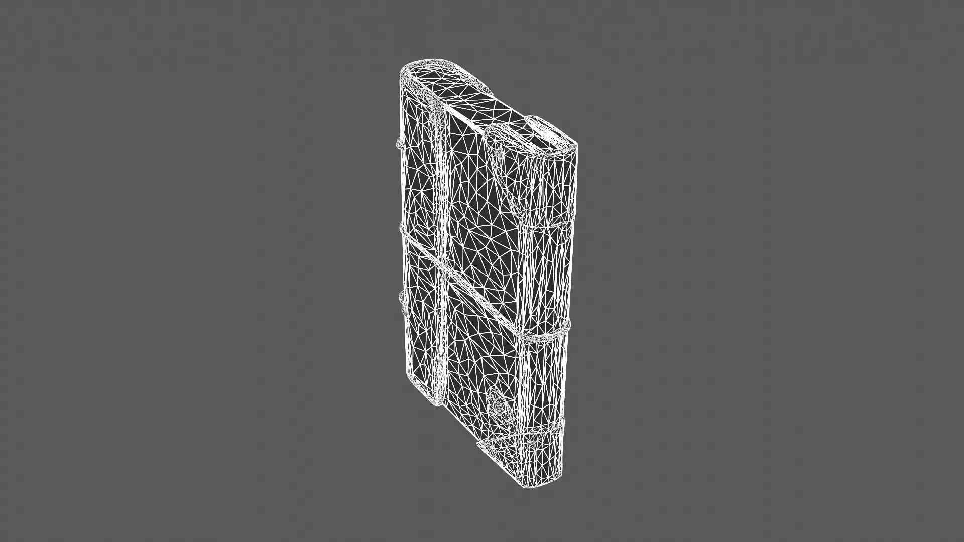 Elegant Leather and Canvas Journal Notebook 3D Model 3D model_7