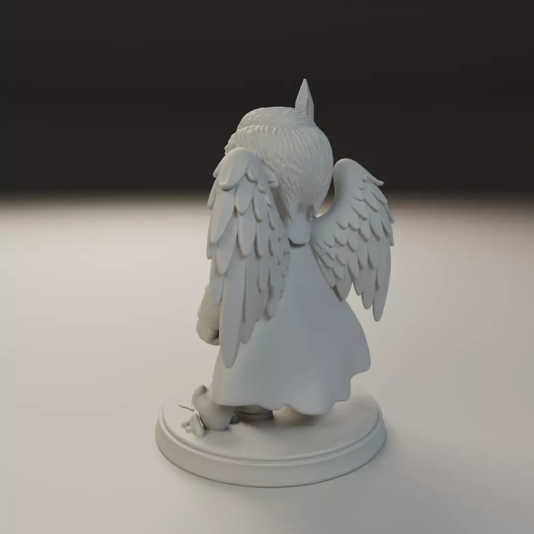 warrior angel 3D print model_8