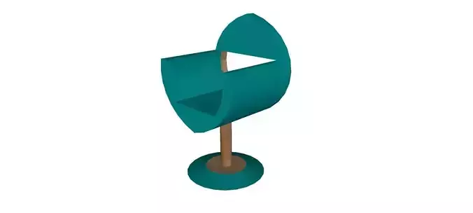 OVAL CHAIR 3D print model