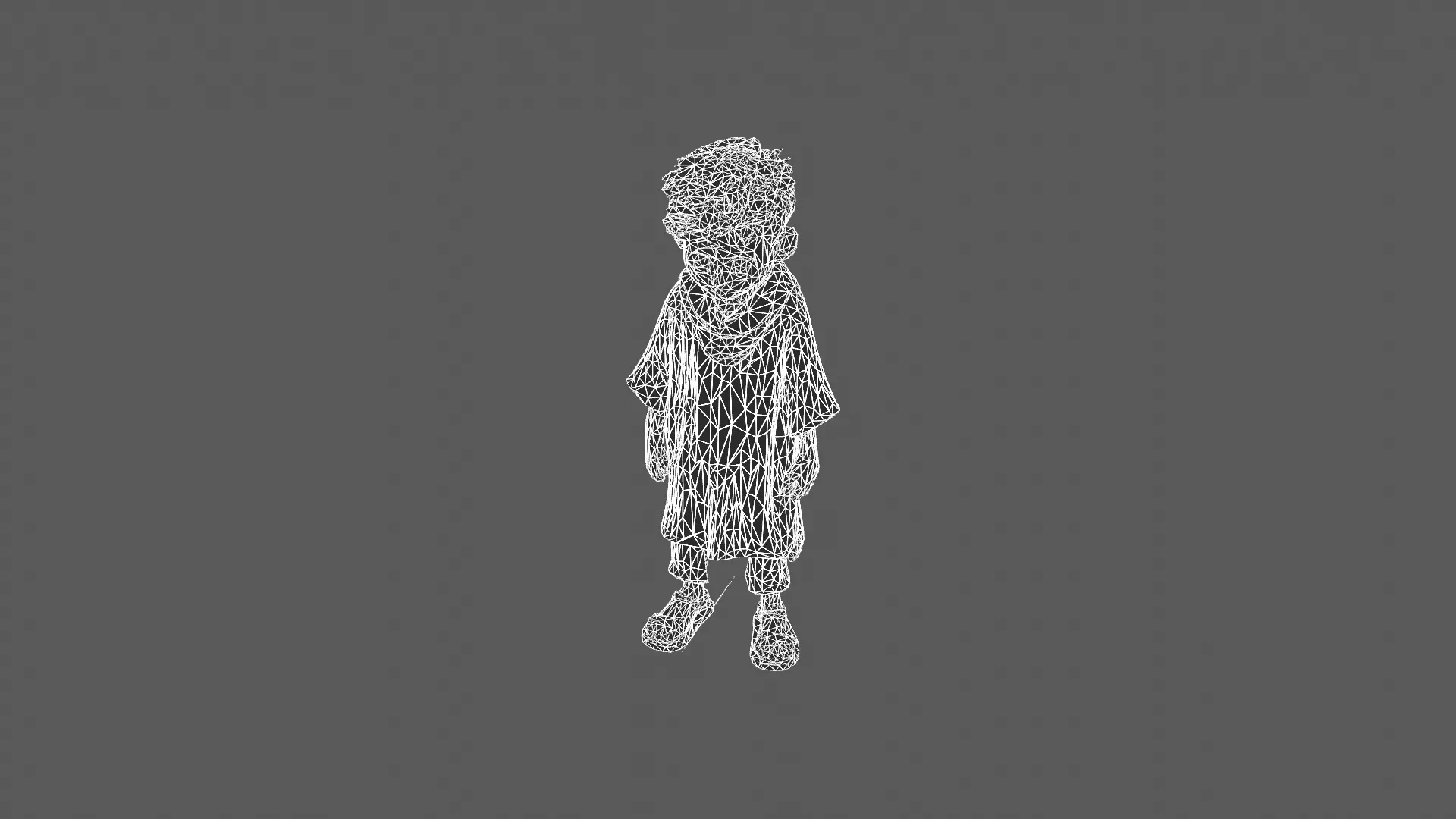 Stylized Young Boy Character 3D Model 3D model_6