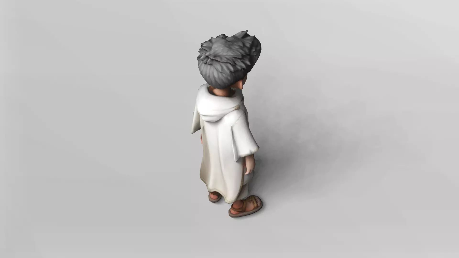 Stylized Young Boy Character 3D Model 3D model_4