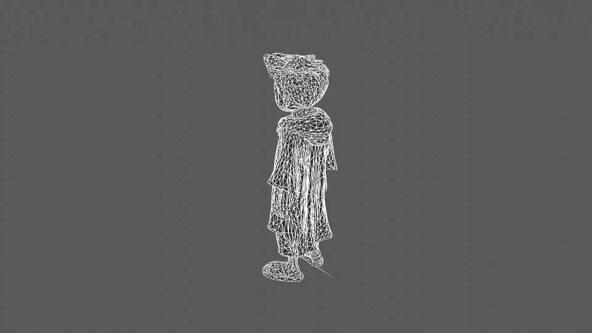 Stylized Young Boy Character 3D Model 3D model_8