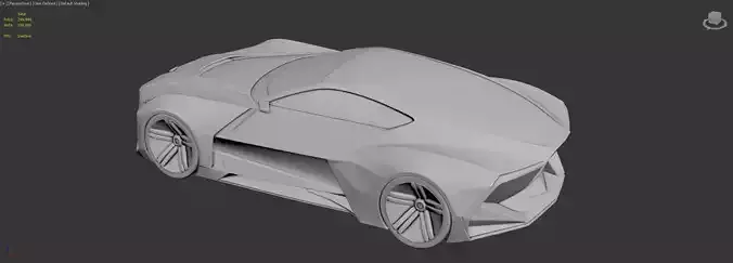 AI-Generated Concept Car - model 5 3D model 5
