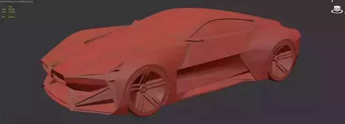 AI-Generated Concept Car - model 5
