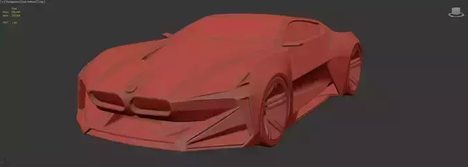AI-Generated Concept Car - model 5 3D model 2