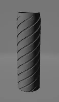 Airsoft Suppressor SR12 VS2 BRAVO 12 cm  3D print model_1