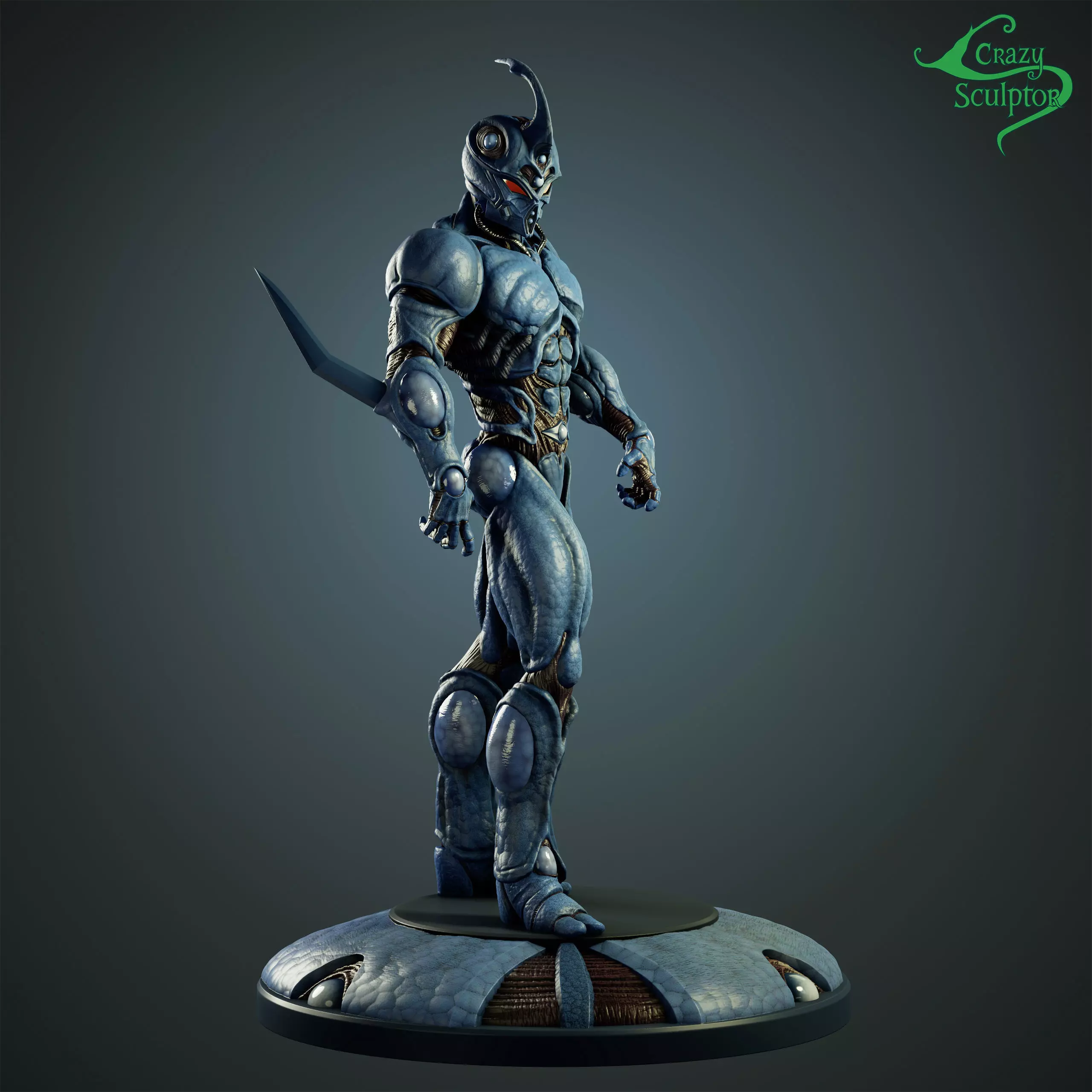 Guyver 3D print model_3