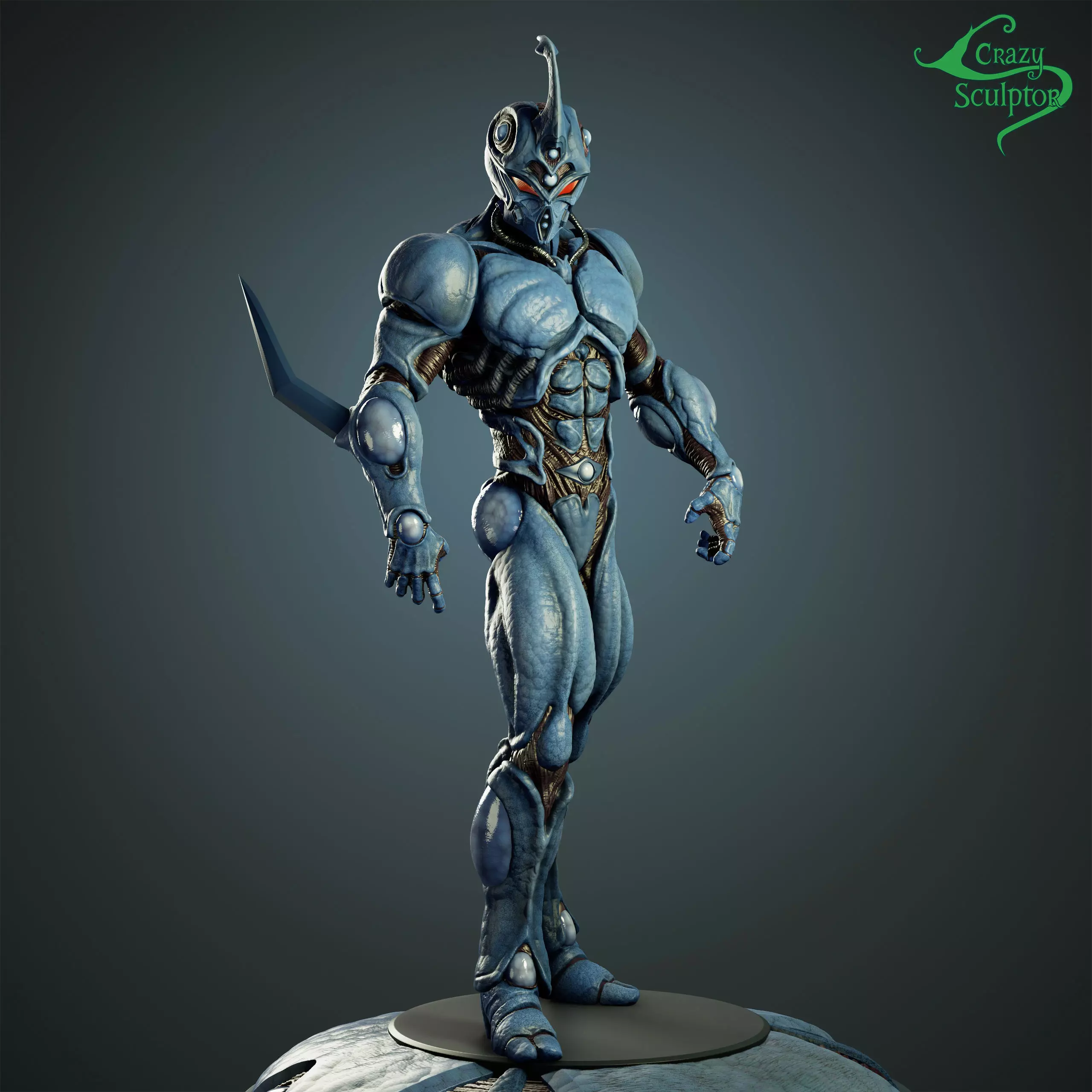 Guyver 3D print model_1