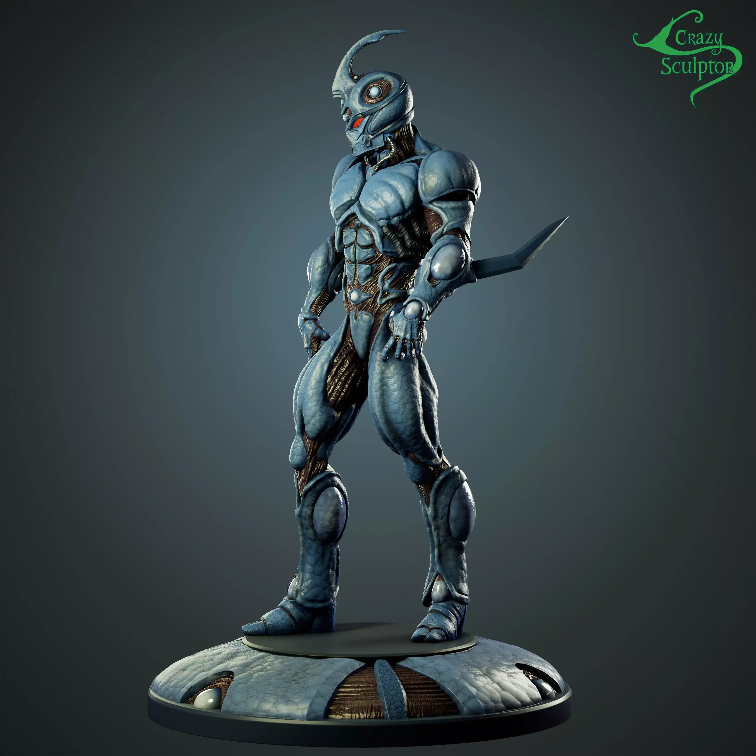 Guyver 3D print model_4