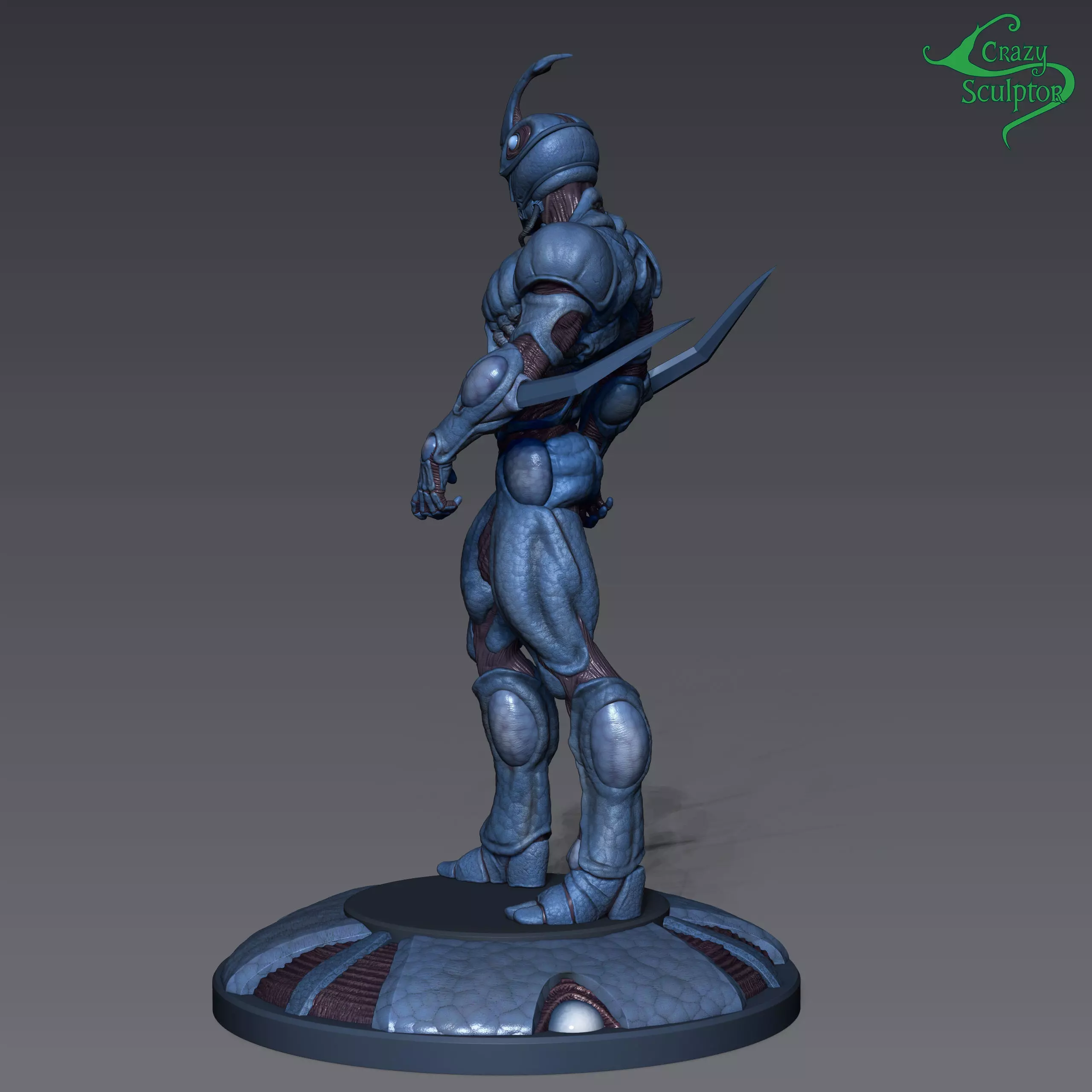 Guyver 3D print model_7