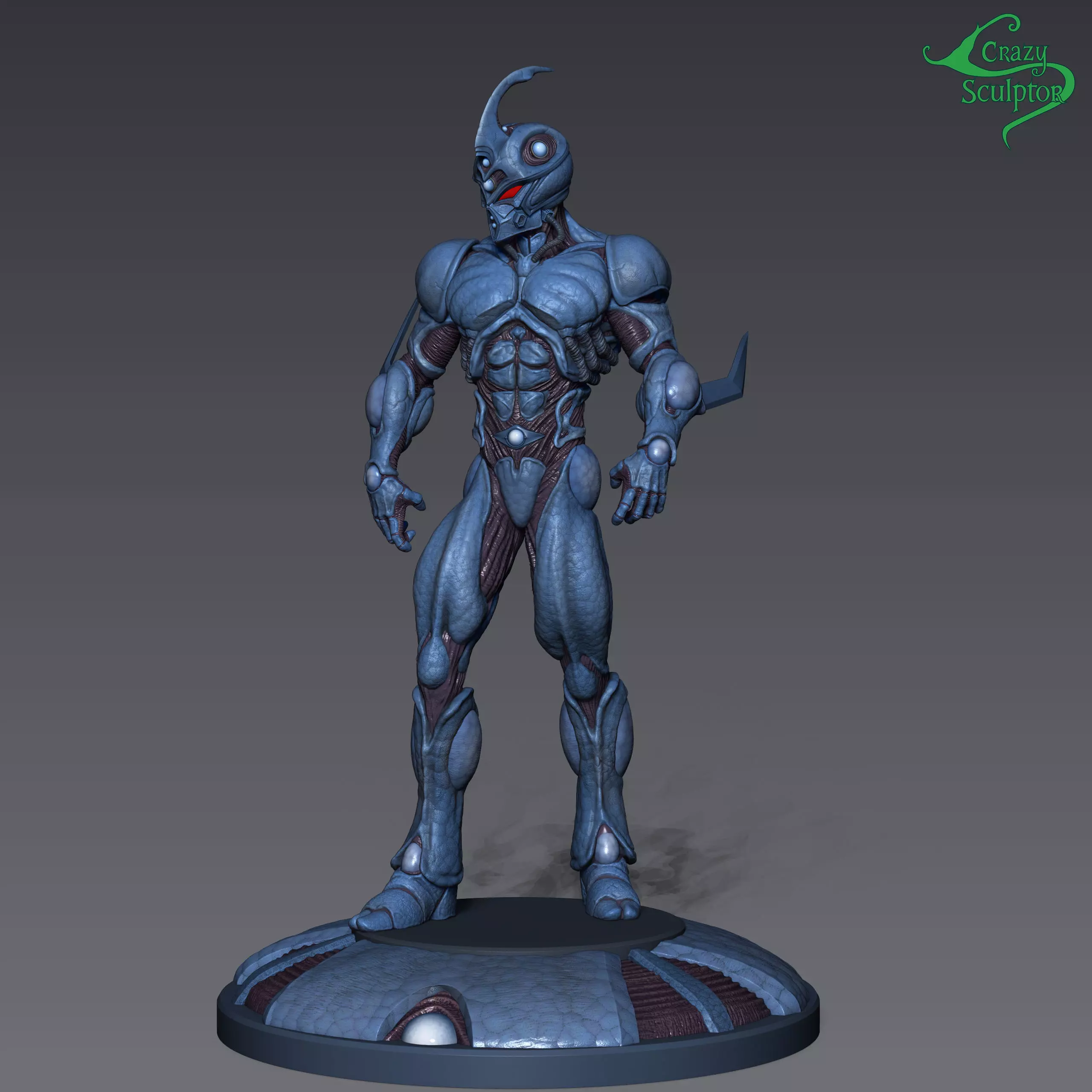 Guyver 3D print model_8