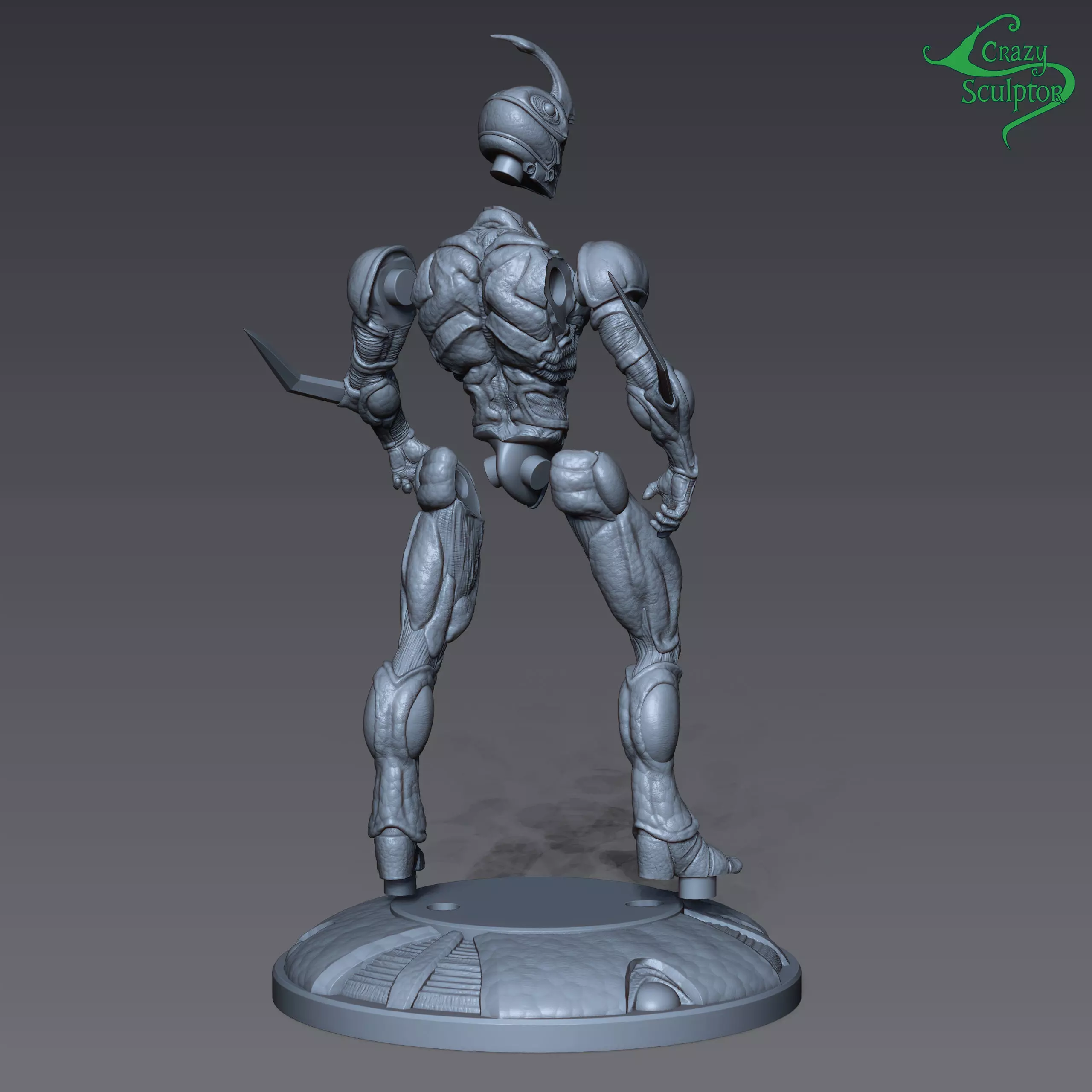 Guyver 3D print model_11